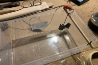 Container with sacrificial anode